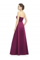 Long Merlot Sleeveless A-Line Bridesmaid Dress Canberra