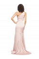 Long Pink Sleeveless Sheath High Slit Black Tie Evening Gown / Prom Dress / Bridesmaid Dress Canberra