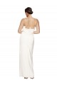 Long Ivory Sleeveless Sheath Low Back Side Slit Formal Evening Gown / Prom Dress / Bridesmaid Dress Canberra