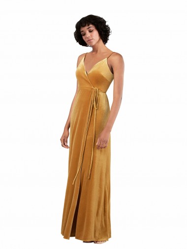 Long Gold Sleeveless Column V-Back Black Tie Evening Gown / Prom Dress / Bridesmaid Dress Canberra